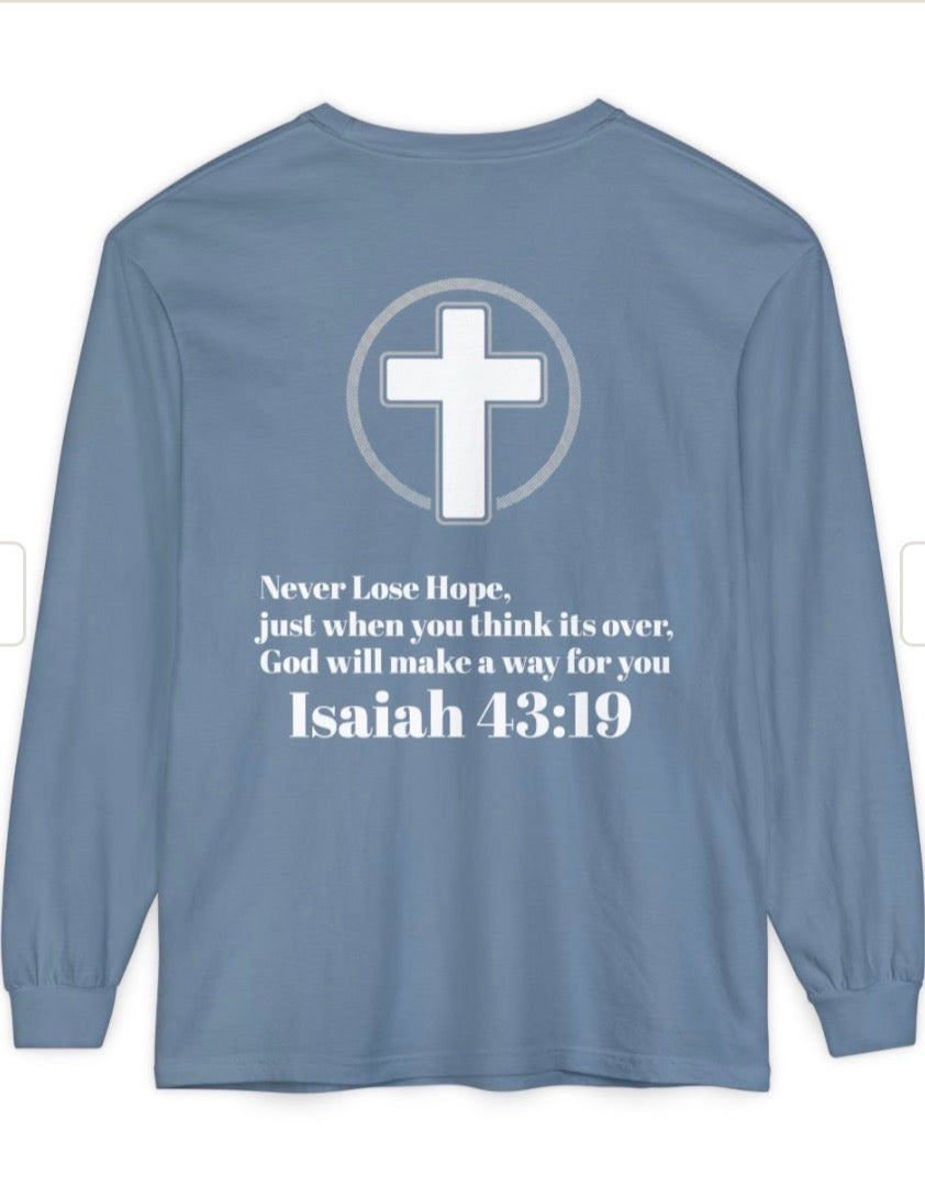 Unisex Long Sleeve Bible Verse Shirt